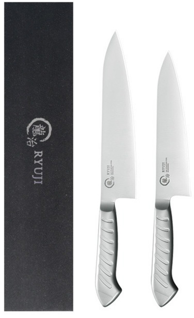 시모무라 류지 우도 셰프 나이프 RYO-104, 실버, 1개