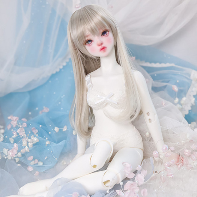 구체관절인형 옷 속옷 세트 화이트 42~45cm MSD 돌스앤, 1개