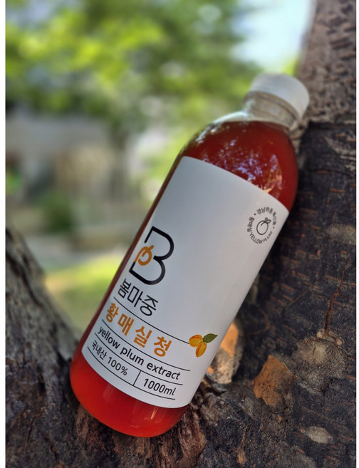 최대한Da 하동 국산 황매실청 yellow plum extract 매실원액 매실 에이드, 1개, 1개입, 1L
