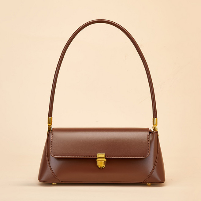 More Farther 여성 고급 소가죽 모던 캐주얼 데일리 숄더 토드백