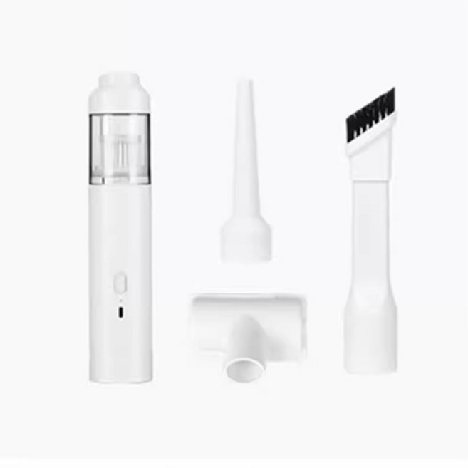 무선 미니 차량용 청소기 에어건 진공 3in1 강력흡입 휴대용 핸디형, JCFJ-1, 화이트