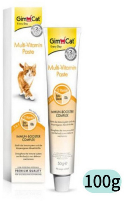 짐펫 짐캣 멀티비타민 100g 고양이 영양제 랜덤 사은품, 1개