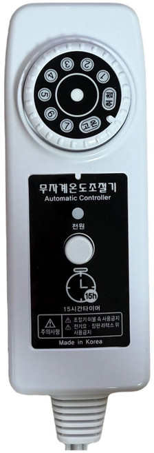 ADIT 국산 장판조절기 프리볼트 취침기능 타이머 온도조절기 무자계 EMF 전자파 차단 전기장판 전기요, 1개, BC0171