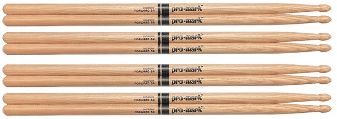 [프로마크] PROMARK 클래식 5A 드럼스틱 4팩 TX5AW-4P, 4개