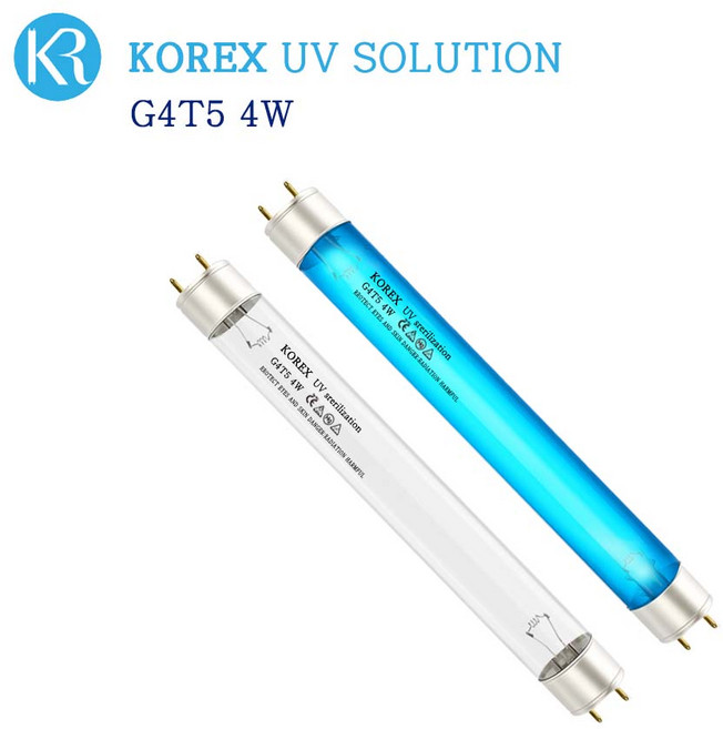 [묶음]KOREX UV / G4T5 4W 자외선살균램프UV 살균램프 칫솔살균 컵살균, 1개