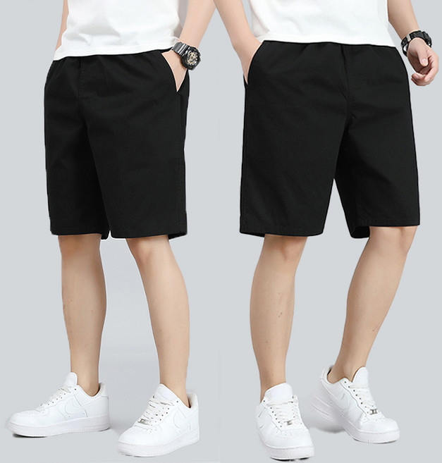 남자 순면100% 스판 밴딩 기본반바지 TANLZ-513