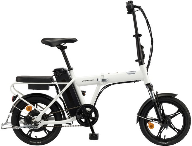 [삼천리자전거] 팬텀 어라운드 16인치 미니벨로형 전기자전거 2024, 화이트, 화이트