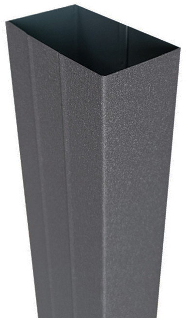 링클징크 빗물받이 지붕 처마 물받이 선홈통 3m 단위 구성품 옵션 추가 가능 착불배송, 2.선홈통+잡이쇠, 5.링클다크그레이, 1개