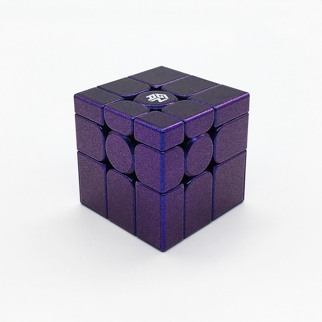 3X3 GAN Mirror M UV 간즈 간 미러 M UV 큐브 33 자석큐브 선수용 큐브 333 / Shining Violet UV 보라색, 1개