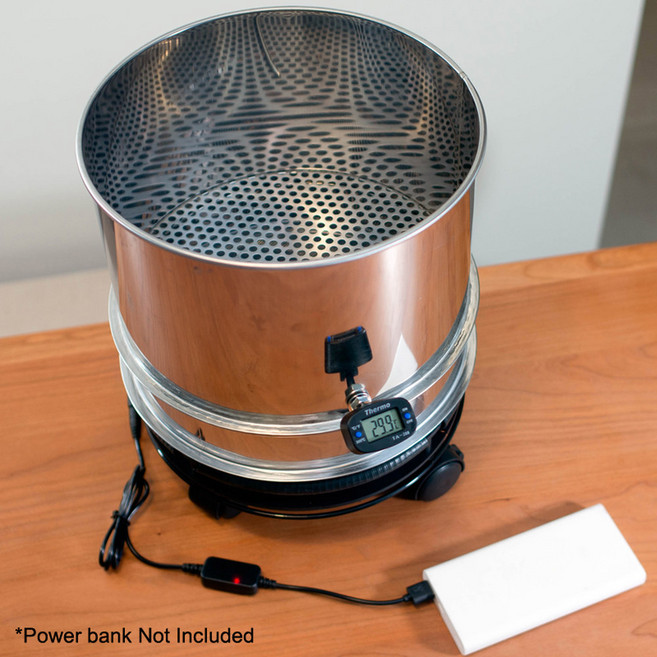 롤러가 있는 야외 전기 커피 냉각기 로스팅 냉각 기계 라디에이터 220V 1000G, 미국_1kg USB power