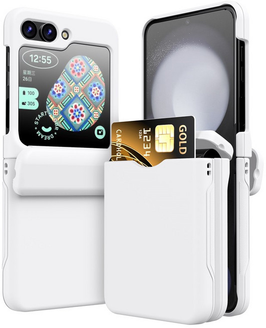 얌코 휴대폰케이스 갤럭시 z플립5 z플립6 z플립7 힌지보호 카드수납 풀커버에어쿠션 핸드폰케이스