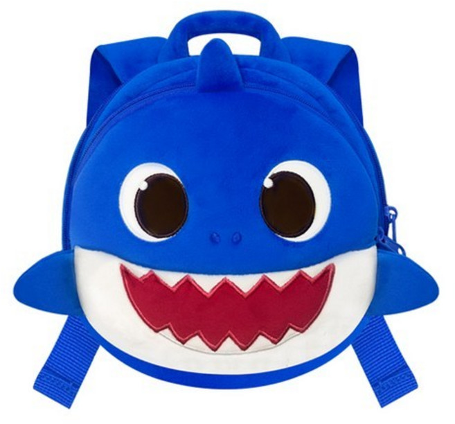 Baby Shark 兒童後背包 幼兒用 雙口袋圓形後背包 WP-B132