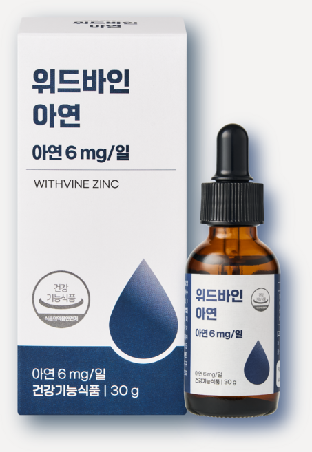 위드바인 아연 액상 (아연6mg X 100일분), 1개, 30g