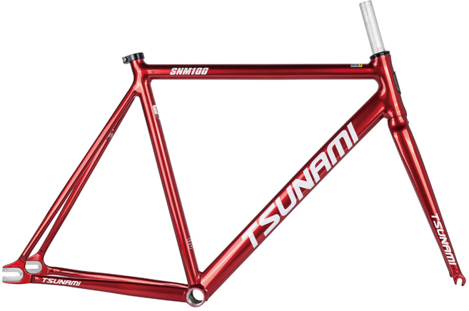 [TSUNAMI] 쓰나미 한국 공식 국내빠른출고 쓰나미 픽시 SNM100 프레임, 1개, 페라리레드