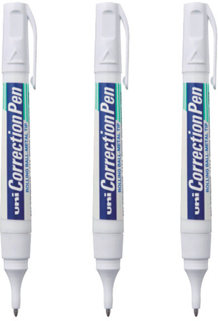 유니볼 수정펜(수정액) CLP-300N, 3개, 8ml