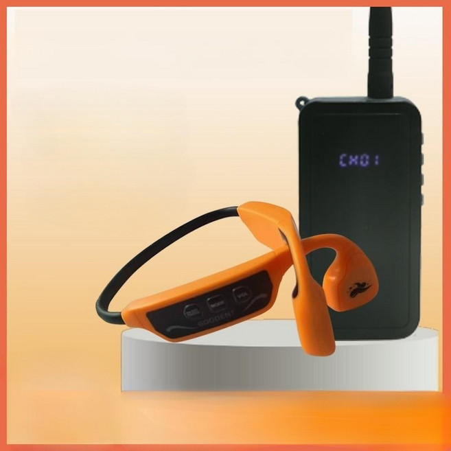 수영 이어폰 골전도 무전기 헤드폰 수중 훈련용 블루투스 워키토키 연동, 공식 표준 패키지, 8세대 801 옐로우