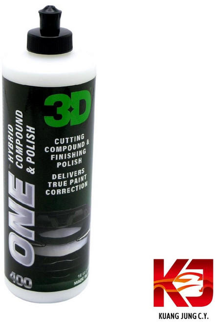 3D ONE HYBRID 一步拋 拋光劑, 1個, 32oz