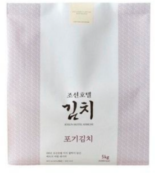 조선호텔 포기김치, 없음, 5kg, 1개