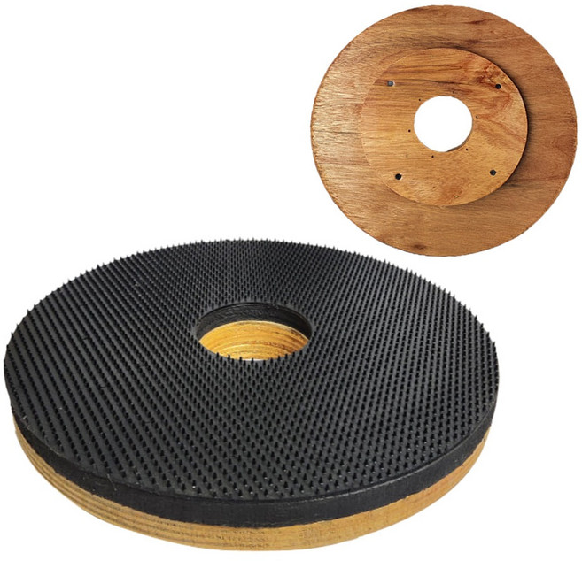 마루 광택기 돌돌이 인스트락 패드판 돌돌이판, 16인치, 1개