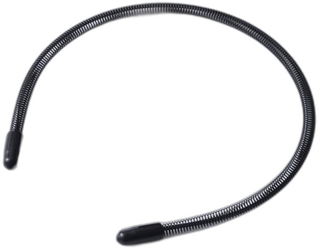 [일본직수입] 탐난다 카이 고급형 스프링 머리띠 남녀 공용 얇고 가벼운 카튜사 헤어밴드 검정