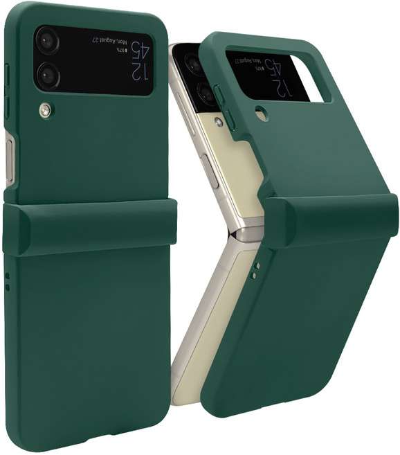 인트그로 풀커버 슬림 힌지보호 Z플립 휴대폰 케이스