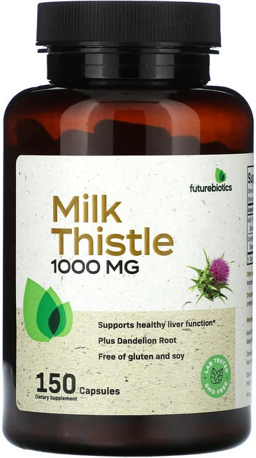 몸관리하세요 겨울입니다 Futurebiotics 밀크시슬 1000mg 캡슐 150정 특별관리진행, Futurebiotics밀크시슬1000mg캡슐150정, 1 - 쿠팡