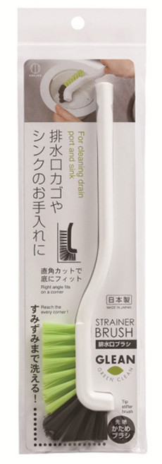 코쿠보 L자형 씽크대 배수 브러쉬 청소솔 주방배수 청소 틈새솔 틈새브러쉬