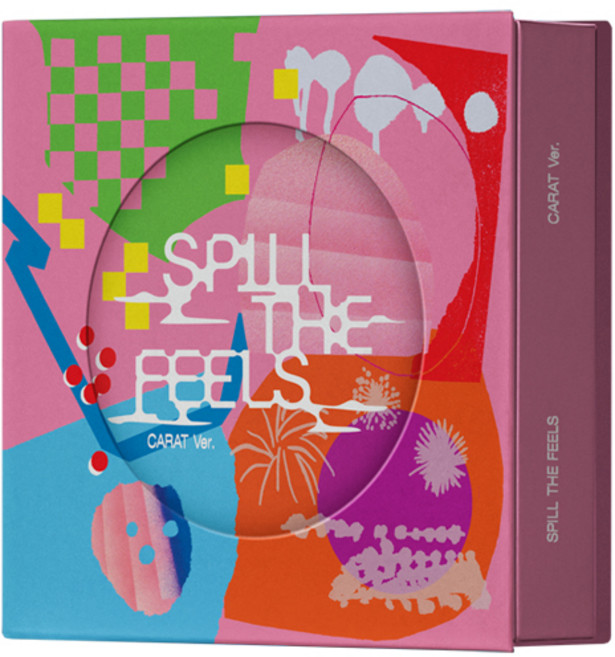 세븐틴 12TH MINI ALBUM SPILL THE FEELS CARAT Ver + HARDCOVER BINDER 랜덤발송 + BOOKLET 랜덤발송 + 포토카드 4p 랜덤발송, 1cd