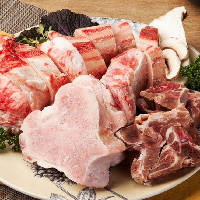 [서가한우] 사골 2kg+잡뼈2kg+스지200g, 없음, 1개