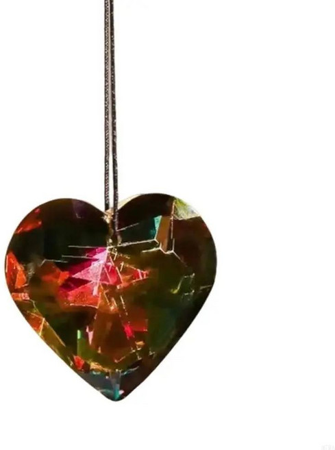 장식 사랑 하트 크리스탈 일요일 포수 벽걸이 걸이형 낭만주의 커플 장신구, 1개, 2. Dark red