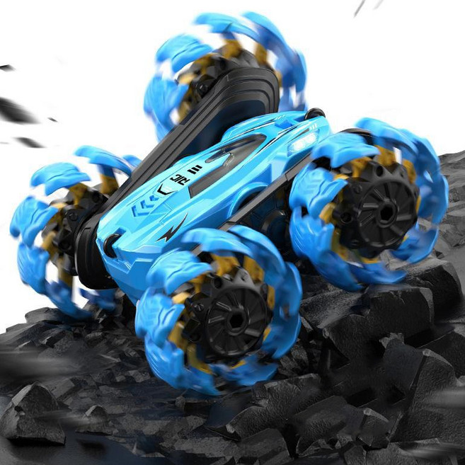 오프로드 알씨카 덤블링 무선조종 RC카, 1개, 9P덤블링 블루