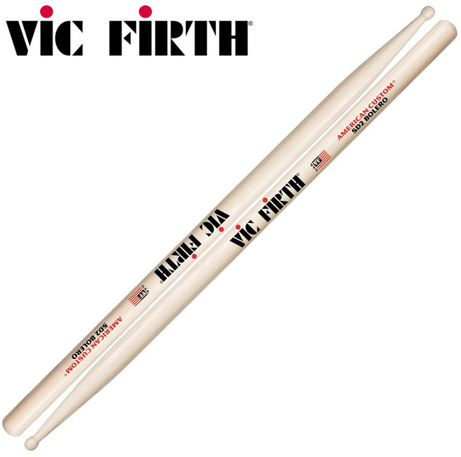 Vic Firth SD2 楓木鼓棒 公司貨 爵士鼓 回彈力佳 演奏舒適, 1個, SD2鼓棒