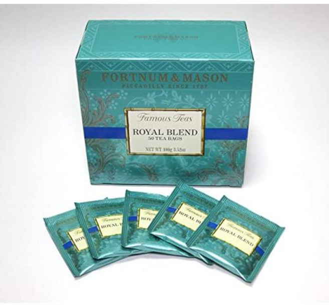 Fortnum and Mason 로열 블렌드 50개 티백 1팩, 1) 50개 1팩, 1개, 50개입