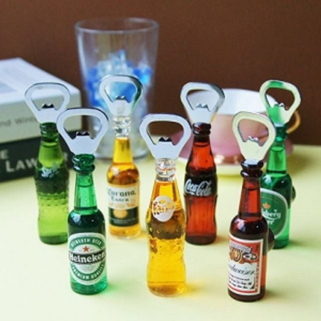 음료수 맥주병모양 오프너 병따개 뚜껑 휴대용 만능 ksm67559tk, 하이네켄