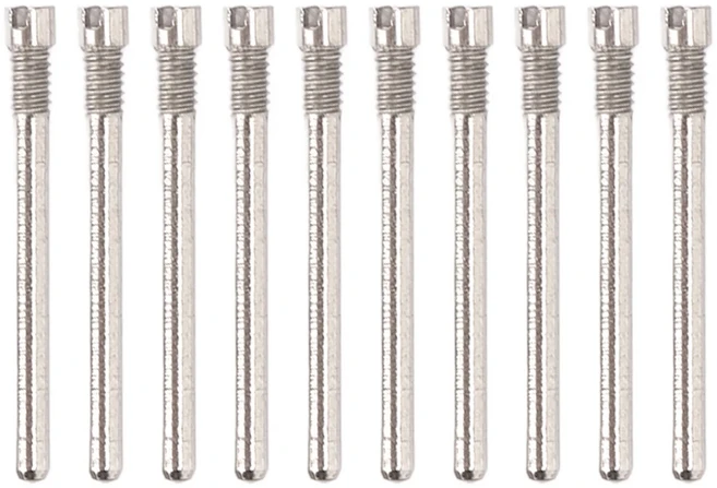 시계 스트랩 나사 튜브 M1.2 스틸 시계 밴드 나사 링크 핀 연결 로드 시계 수리 도구 액세서리 시계 제작자, 01 M1.2 12.5x1.0
