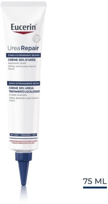 [프랑스약국화장품직배송] Eucerin UREAREPAIR -유세린 우레아 리페어 플러스 30% 우레아 크림 75ml- 얼굴 및 바디 (극건조피부용/현 우레아 리페어 크림), 1개 - 쿠팡