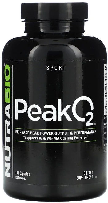 뉴트라바이오랩스 피크오투 Peak O2 캡슐 180정, NutraBio, Peak O2, 캡슐 180정, 1개 - 쿠팡