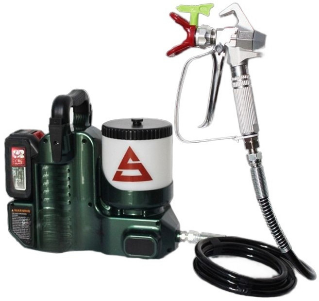 무선 페인트스프레이건 도장기 페인트 후끼 휴대용 기계 에어리스, 1개