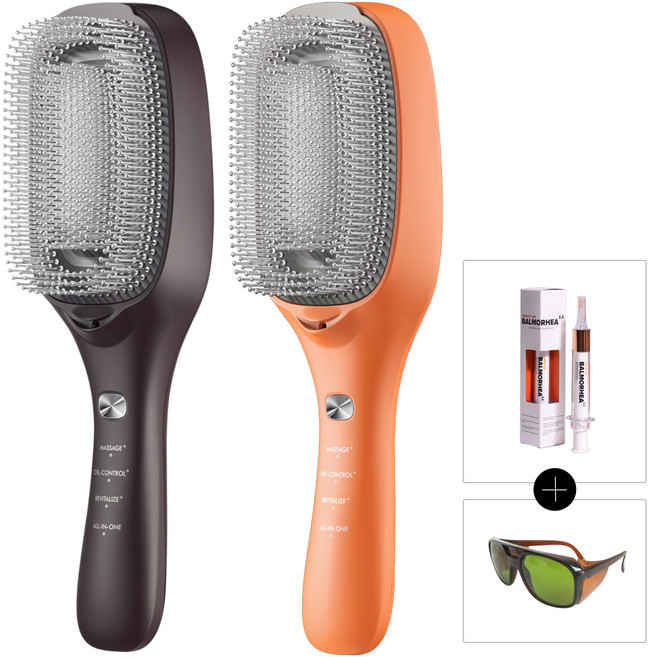 펄케어 두피 마사지기 관리기 브러쉬 터치뷰티, 브라운, TB-2343