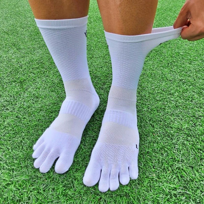 국가대표 축구 발가락 양말 논슬립양말 풋살 양말, 1개, 발가락 화이트