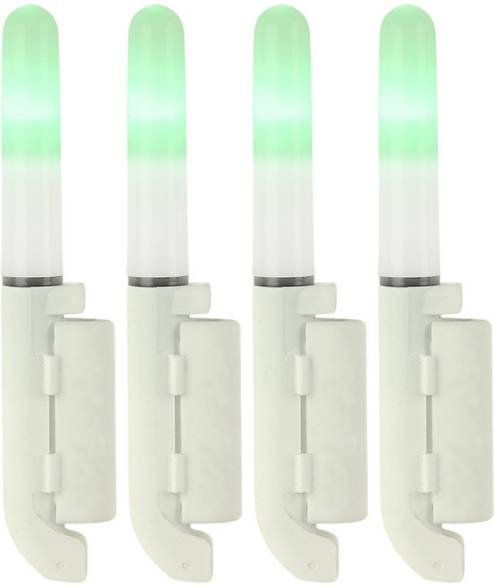 스마트 입질 감지기 원투 낚시 전자 케미 릴대 끝보기, 4개