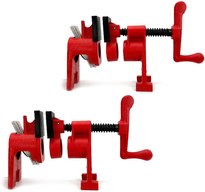 아이베란다 파이프클램프 목공용 조인트 26mm, 2개