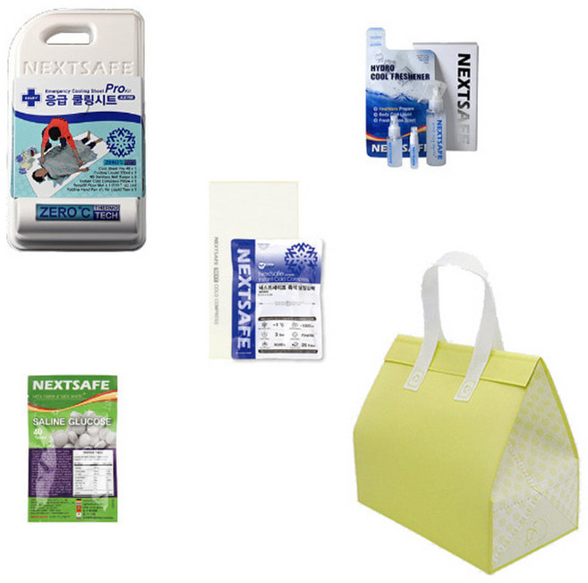 주문제작 22 폭염특보 산업안전보건 CTBDEG 프레쉬너 B 시트프로D 냉찜질팩 싱글E 포도당G, 1개