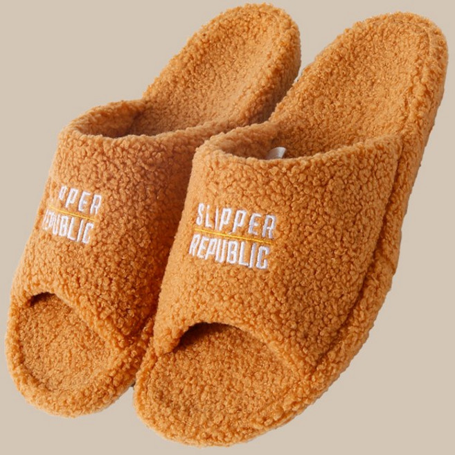 [SRC] 허그룸 양털 뽀글이 실내화 모던디자인 발편한 겨울 슬리퍼 8칼라