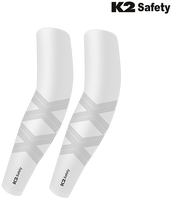 K2 safety 2x핏 쿨토시 자외선차단 팔토시 여름토시, 화이트2p, 1세트