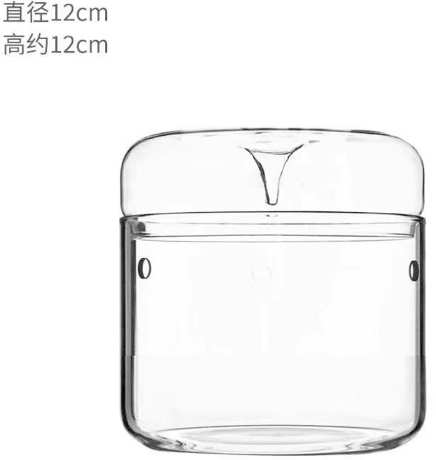 微景觀玻璃水滴生態瓶 桌面植物盆栽, 1個, 露集杯12cm*12cm一個裝