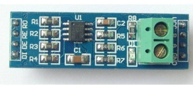 AI電子 TTL轉RS-485模組 MAX485晶片 工業控制信號轉換, 1個