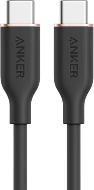 앤커 파워 라인 3 플로우 USB C 투 C 고속 데이터 케이블 240W, 1개, 블랙, 1.8m