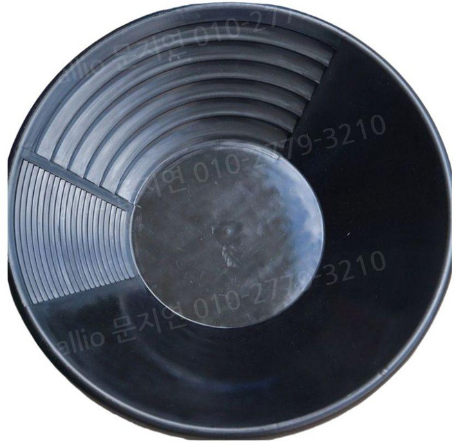 38cm 대형 사금 채취 도구 패닝접시 슬루이스 금채취 사금채취접시 돌모래 걸래내기, A. 검은색 38cm 사금채취 패닝접시, 1개