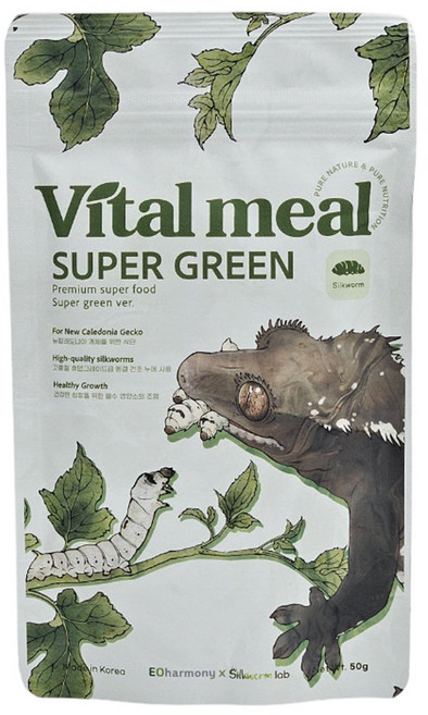 바이탈밀 슈퍼 그린 동결 건조 누에 슈퍼푸드, 1개, 50g